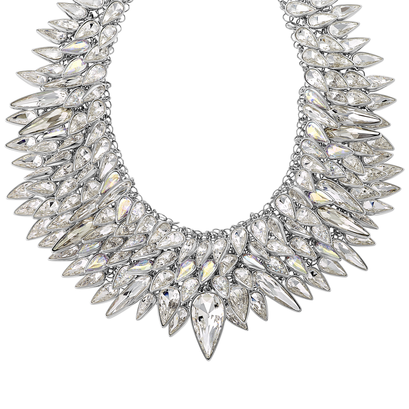 Buy Swarovski The Polar Bestiary Necklace, Multi-colored, Rhodium 