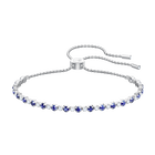 Buy Swarovski Subtle Bracelet Blue Rhodium plating