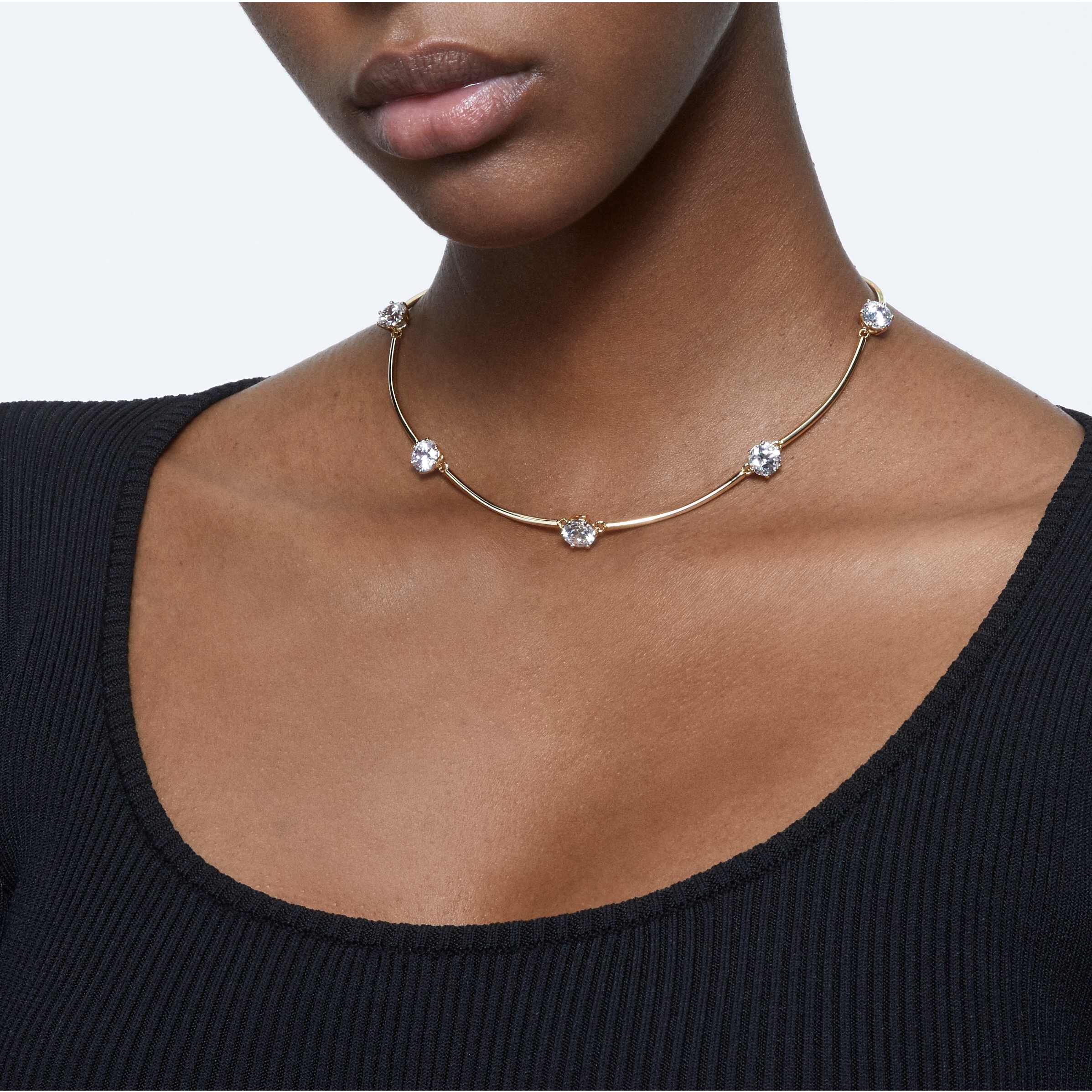 Circle choker necklace hot sale