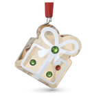 swarovski holiday cheers gingerbread gift ornament
