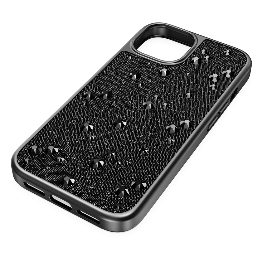 swarovski high smartphone case  iphone  15  black