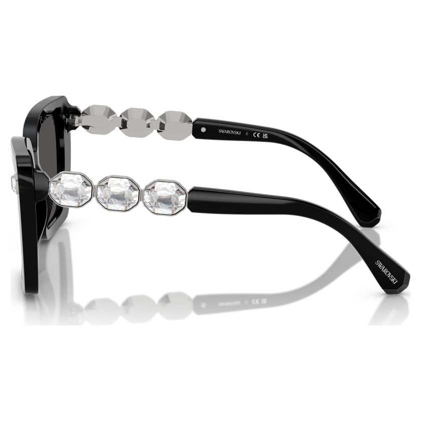 swarovski sunglasses  square shape  sk6032  black