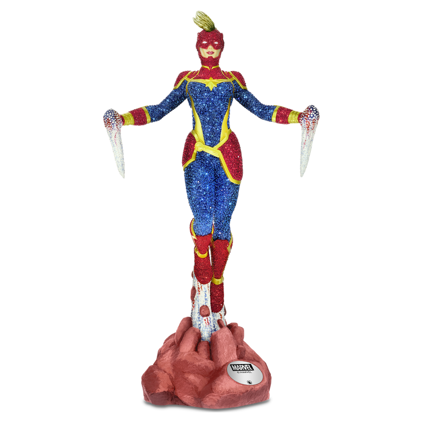 swarovski marvel captain marvel limited edition