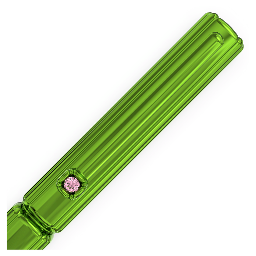 swarovski dulcis rollerball pen  cushion cut  green
