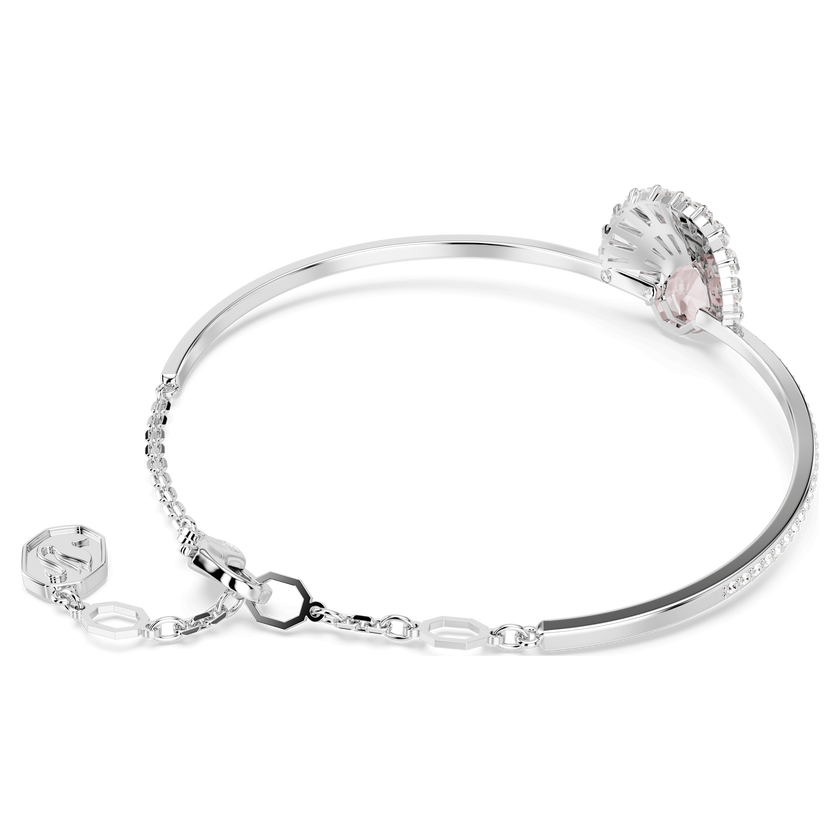 swarovski idyllia bangle  shell  pink  rhodium plated