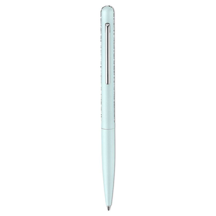swarovski crystal shimmer ballpoint pen  light green  chromed plated