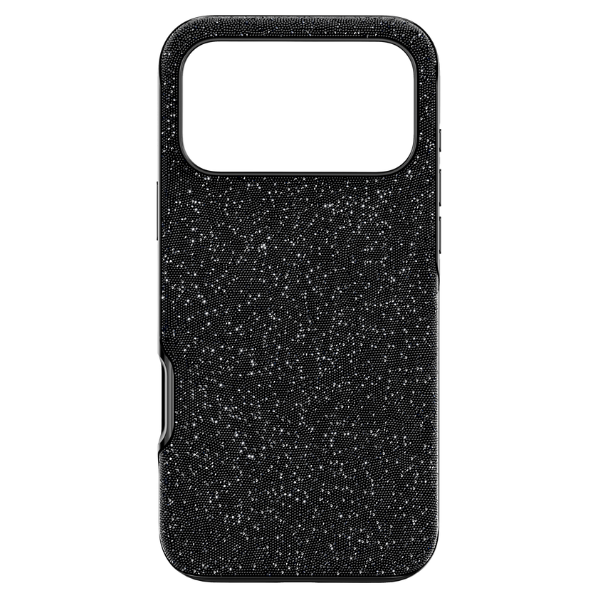 swarovski high smartphone case  iphone  17 pro max  black