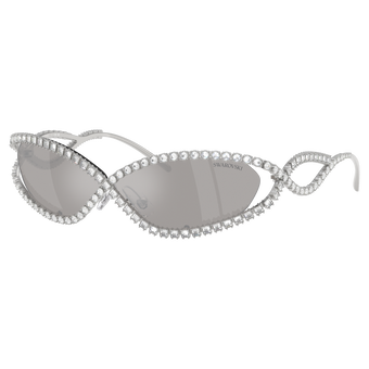 swarovski sunglasses  sk7024  silver tone