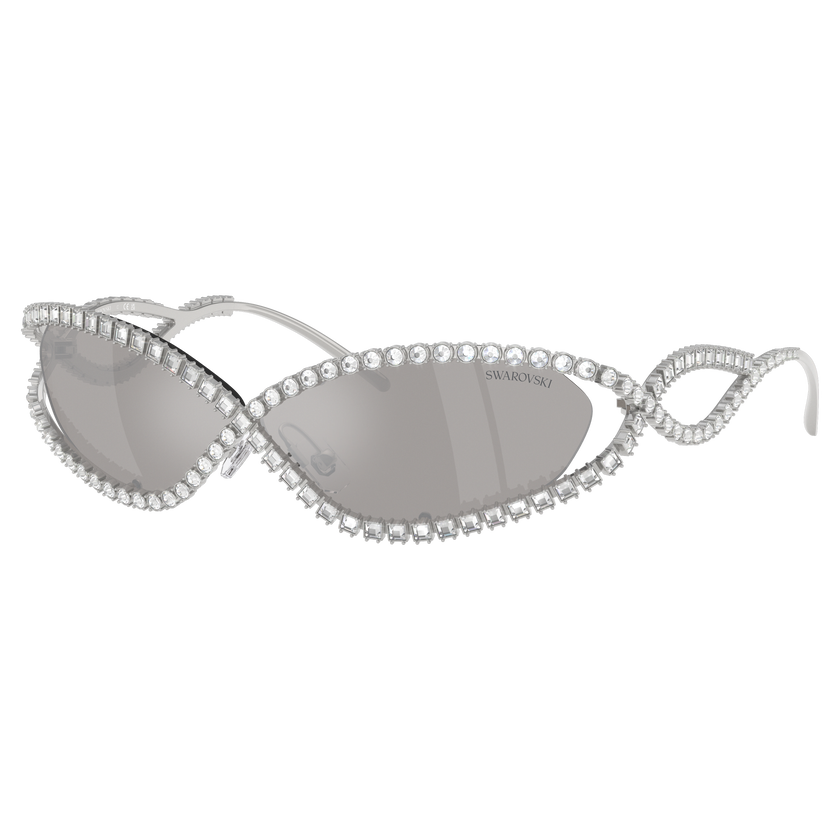 swarovski sunglasses  sk7024  silver tone