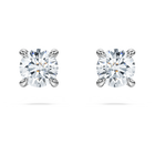 swarovski eternity stud earrings laboratory grown diamonds 0 5 ct tw 18k white gold