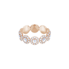 swarovski angelic ring white rose gold plating
