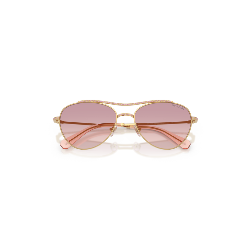 swarovski sunglasses  pilot shape  sk7047  pink