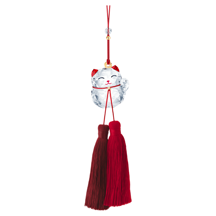 swarovski lucky cat ornament