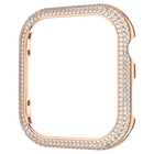 swarovski sparkling case for apple watch series 7 41 mm rose gold tone