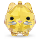 swarovski chubby cats yellow cat