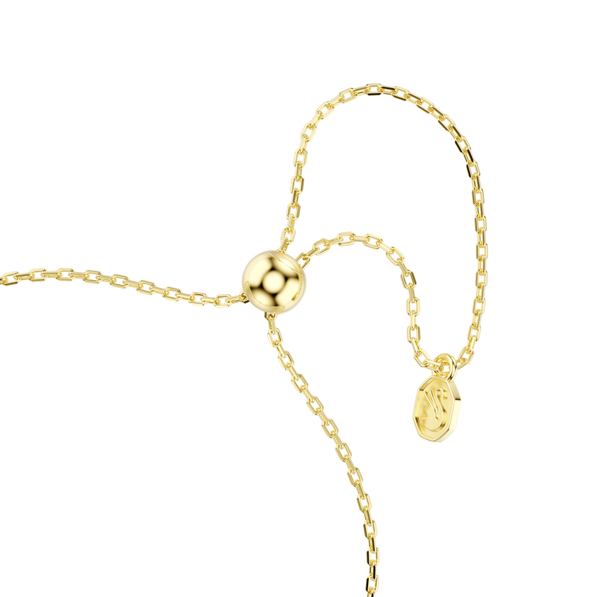 swarovski magic bracelet  mixed cuts  snowflake  white  18k gold finish