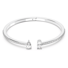 swarovski mesmera cuff mixed cuts white rhodium plated