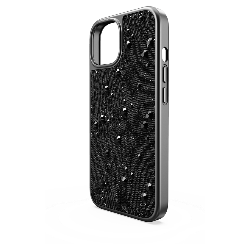 swarovski high smartphone case  iphone  15  black
