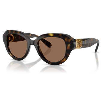 swarovski sunglasses round shape black