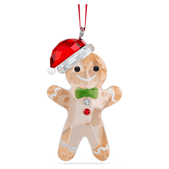 swarovski holiday cheers gingerbread man ornament