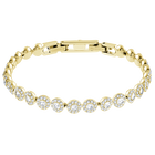 Angelic Bracelet, White, Gold-tone plated