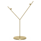 swarovski ornament stand gold tone