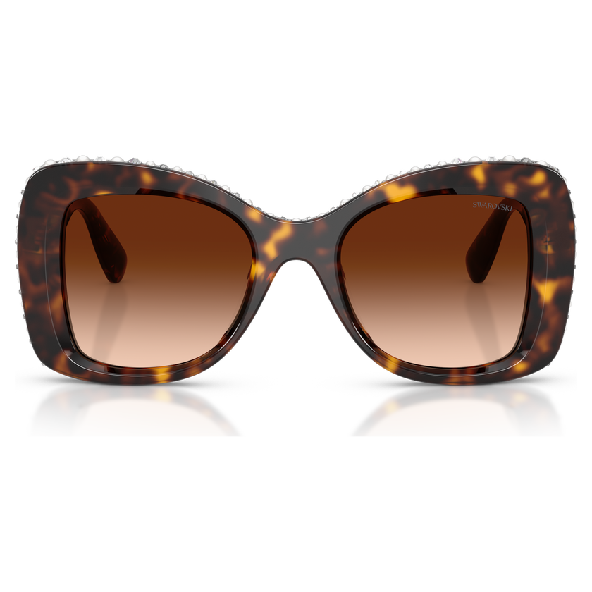 swarovski sunglasses  butterfly shape  sk6062u  brown