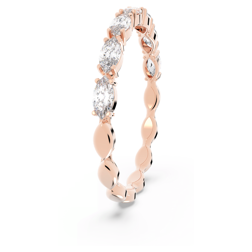 swarovski matrix vittore ring  marquise cut  white  18k rose gold finish