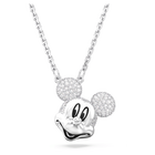 swarovski disney mickey mouse pendant white rhodium plated
