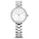 swarovski silver tone