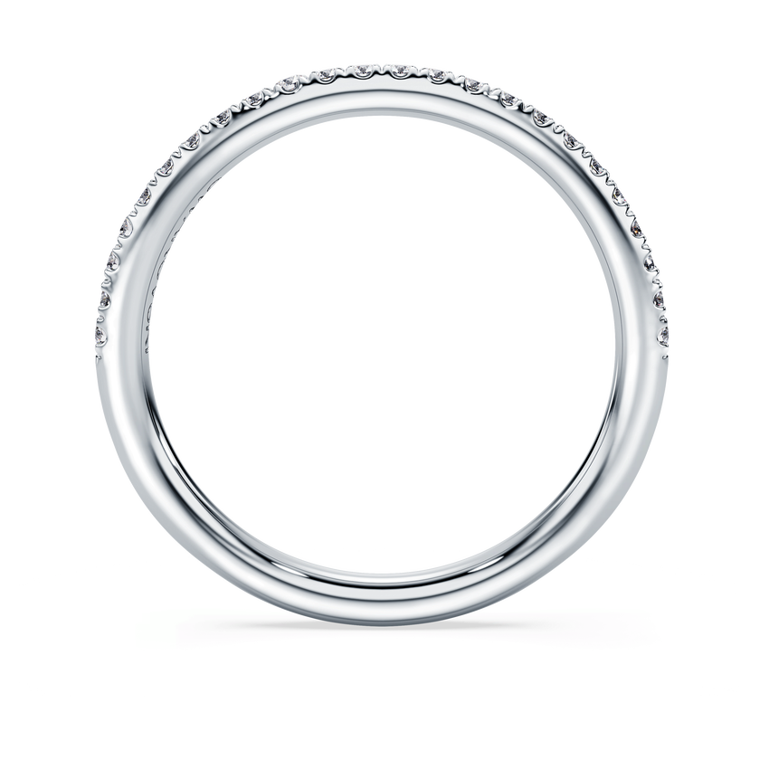 swarovski eternity band ring  laboratory grown diamonds 0 2 ct tw  18k white gold