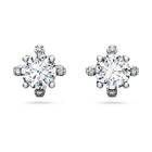swarovski galaxy stud earrings laboratory grown diamonds 2 1 ct tw 18k white gold