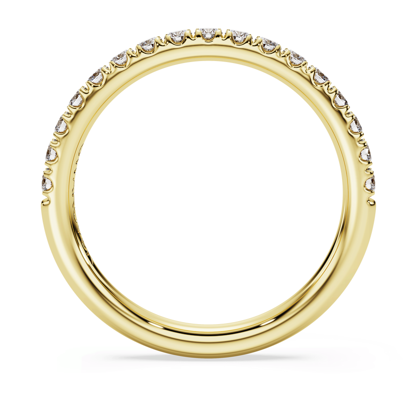 swarovski eternity band ring  laboratory grown diamonds 0 4 ct tw  18k yellow gold
