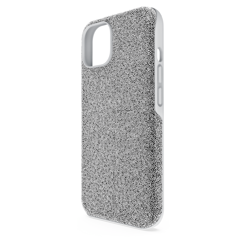 swarovski high smartphone case  iphone  14  silver tone