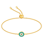 Luckily Bracelet, Multi-colored, Gold plating
