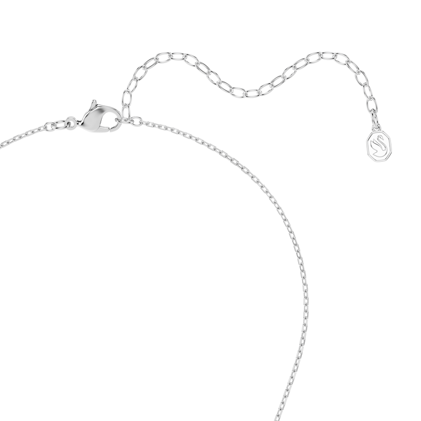 swarovski mesmera pendant  marquise cut  white  rhodium plated