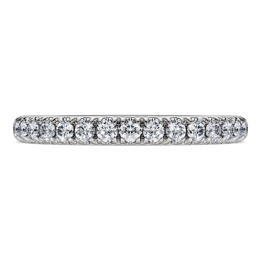 swarovski eternity band ring  lab grown diamonds 0 4 ct tw  round shape  18k white gold