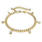 swarovski dextera bracelet and anklet mixed cuts white gold tone plated