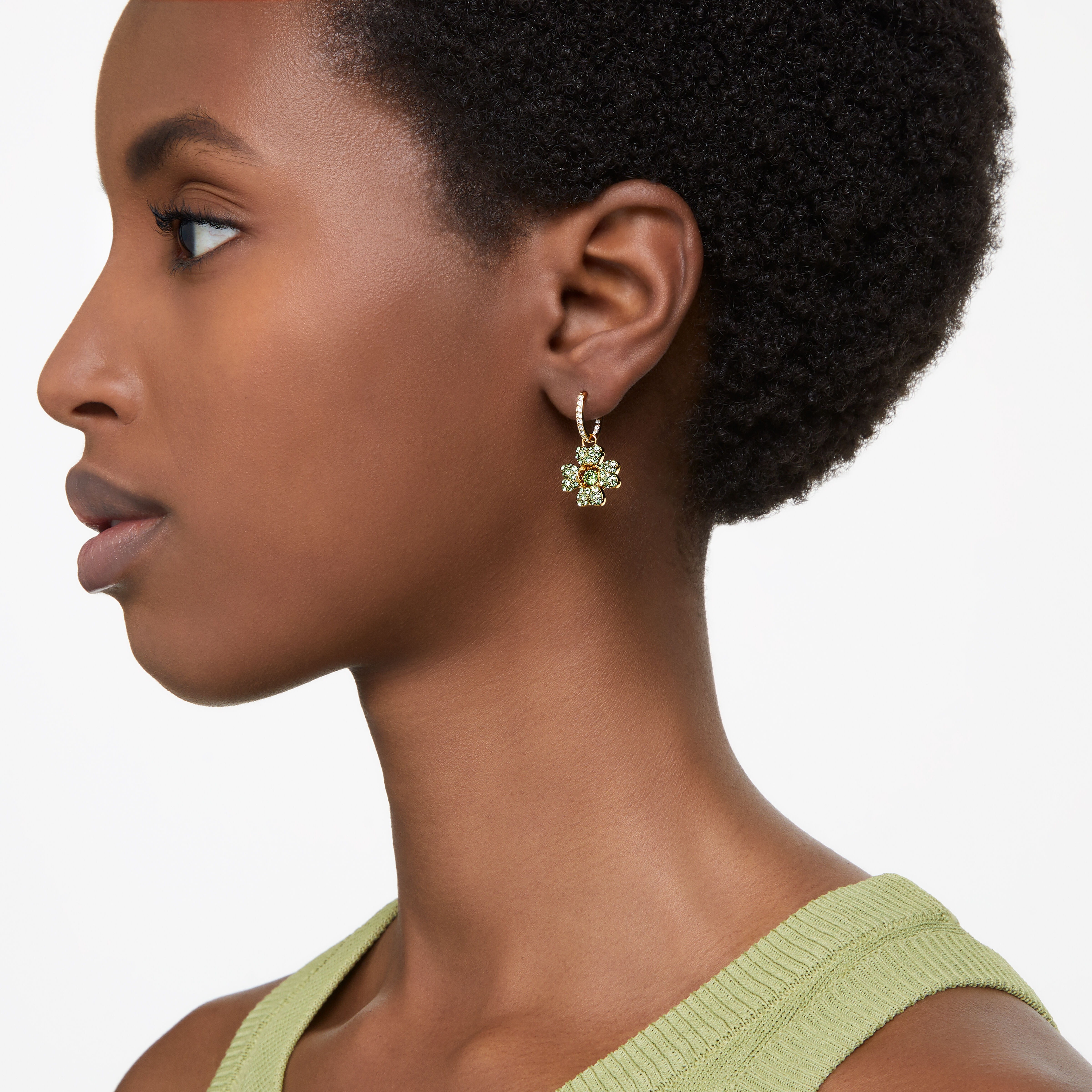 Swarovski deals clover earrings