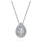 swarovski eternity pendant laboratory grown diamonds 1 ct tw 18k white gold