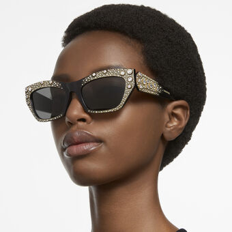 Millenia Sunglasses, Cat-eye, Black