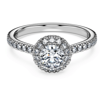 Eternity Halo Solitaire Ring