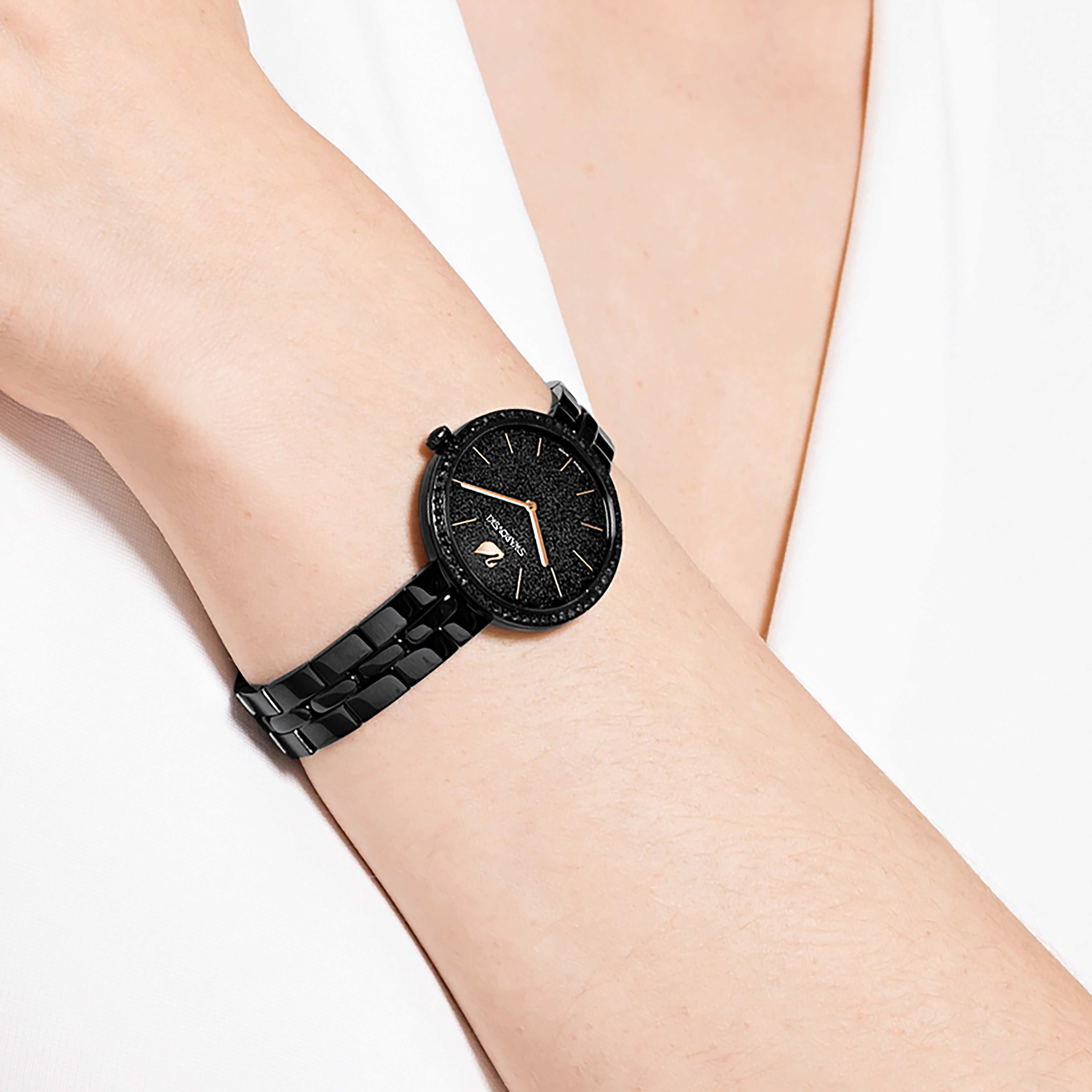 Cosmopolitan Watch Metal bracelet Black Black PVD