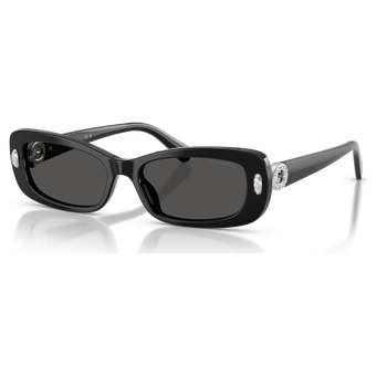 swarovski sunglasses  pillow shape  sk6071  black