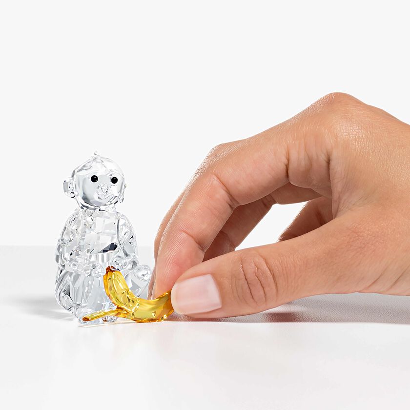 swarovski rare encounters monkey with banana