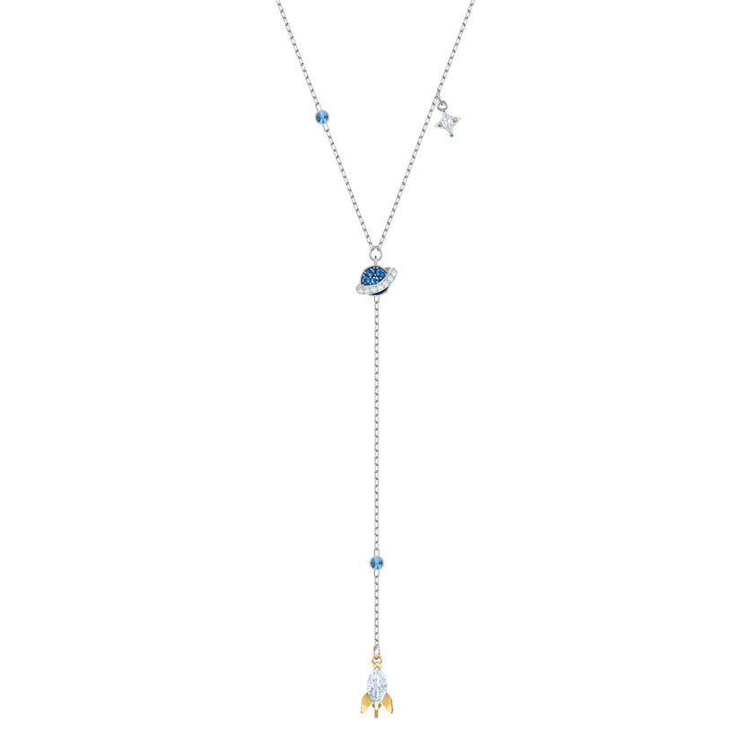 Out of this World Space Y Necklace, Multi-colored, Mixed plating