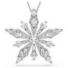 swarovski idyllia pendant  star  white  rhodium plated