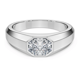swarovski eternity band ring lab grown diamonds 1 0 ct tw octagon shape 18k white gold