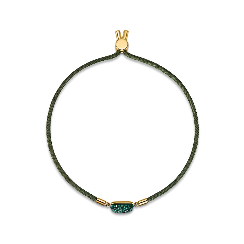 Swarovski Power Collection Earth Element Bracelet, Green, Gold-tone plated