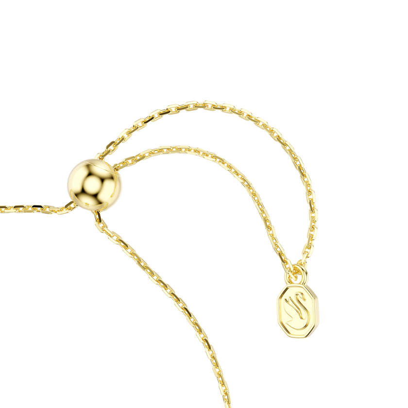 swarovski sublima bracelet  round cut  star  multicolored  18k gold finish